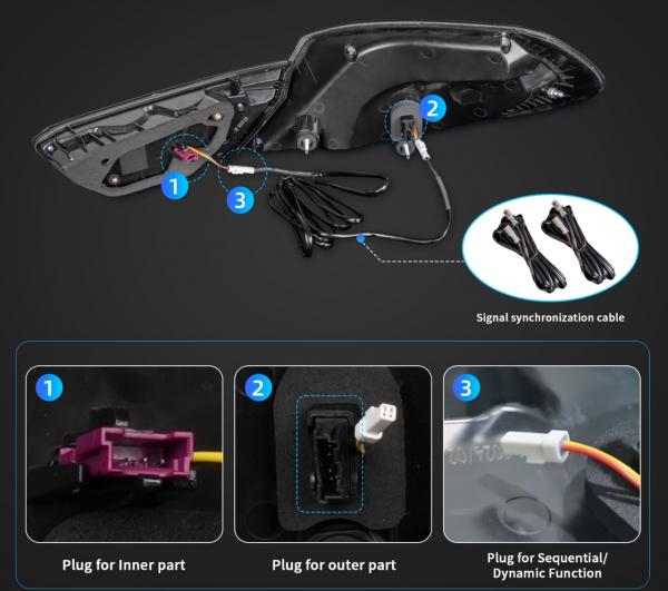 Voll LED Upgrade Design Rückleuchten Set für BMW 6er F06 / F12 / F13 10-17 schwarz/rauch in OLED Technik mit dynamischem Blinker